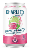 Charlie's Sparkling water raspberry and lime