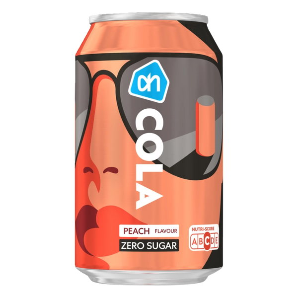Cola Zero Zucker mit Pfirsichgeschmack