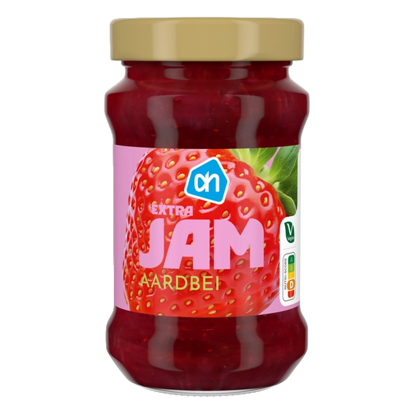 Extra jam aardbeien