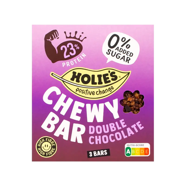 Holie's Chewy Riegel mit doppelter Schokolade