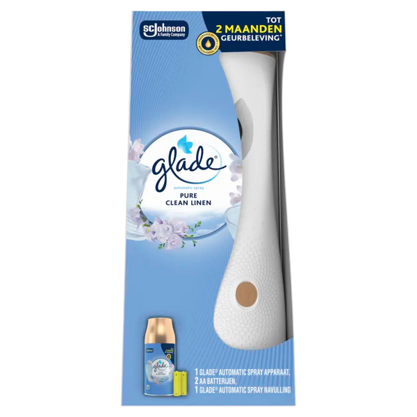 Glade Automatic Spray Holder Pure Clean Linen