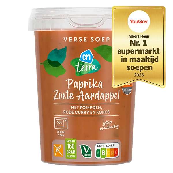 Frische Suppe Paprika-Süßkartoffel