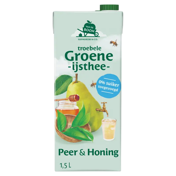 Van de Boom Trüber grüner Eistee Birne & Honig