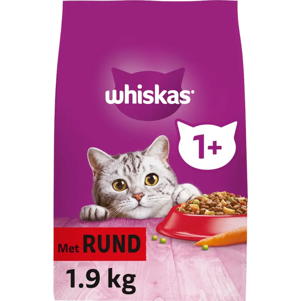 Whiskas 1+ Kroketten mit Rindfleisch