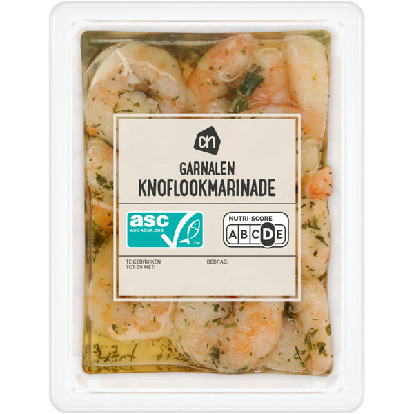 Garnalen knoflookmarinade
