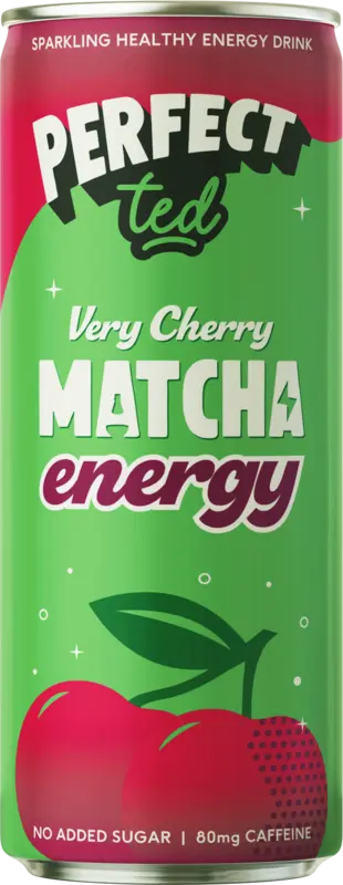 Perfect Ted Matcha energy very cherry