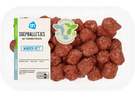 Soepballetjes minder vet