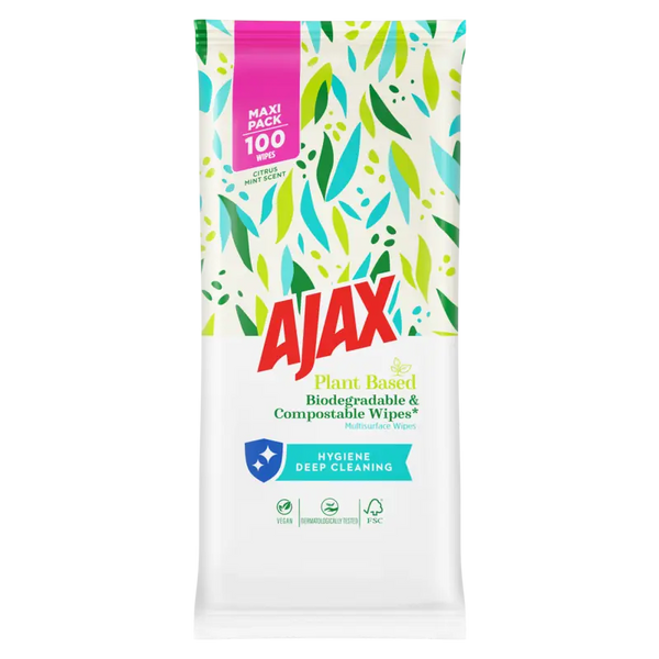 Ajax pflanzliche Reinigungstücher