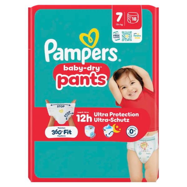 Pampers Baby-dry Windelhose Größe 7