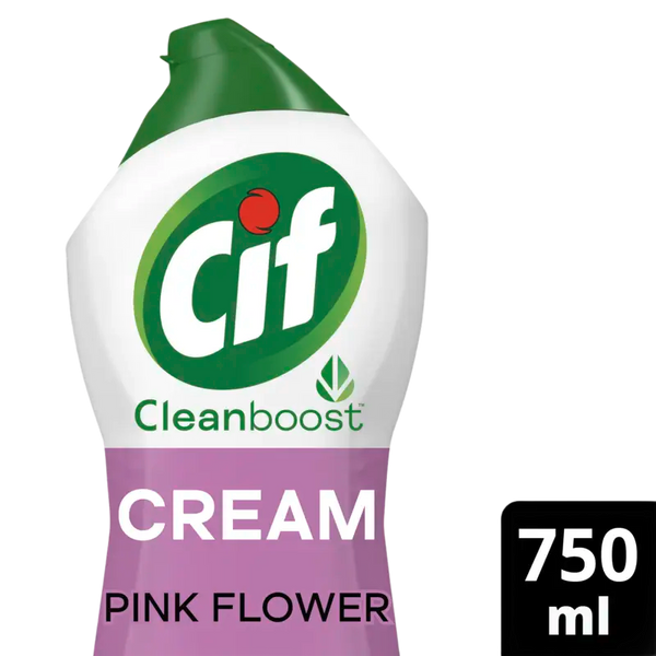 Cif Schuurmiddel pink flower cream