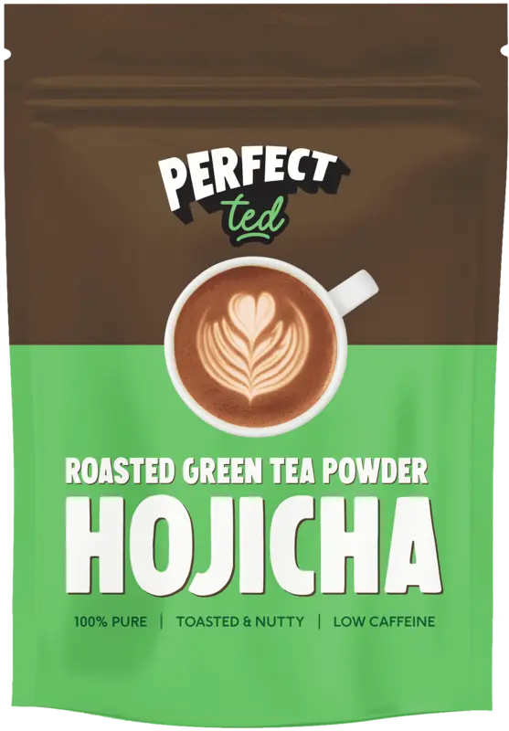 Perfect Ted Hojicha geröstetes Grünteepulver