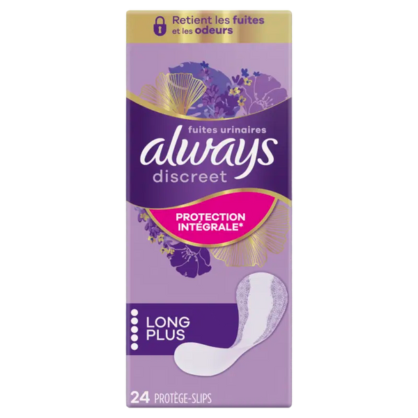 Always Discreet panty liners for urine loss