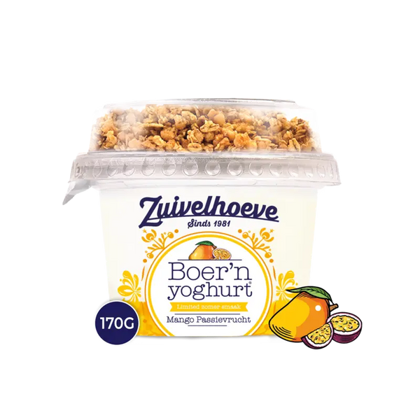 Zuivelhoeve Bauernjoghurt Mango Passionsfrucht