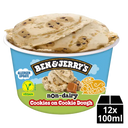 Ben & Jerry's Non-dairy cookies on cookie dough