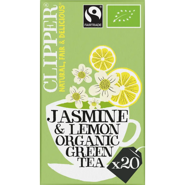Clipper Jasmin- und Zitronen-Bio-Grüntee
