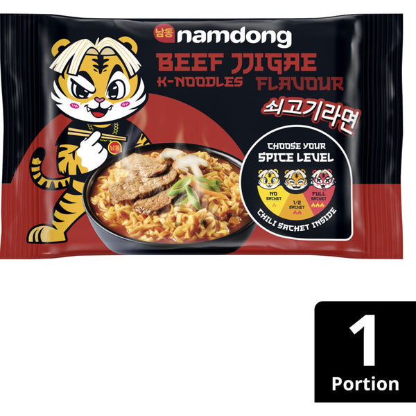 Namdong Beef jjigae k-noodles flavour