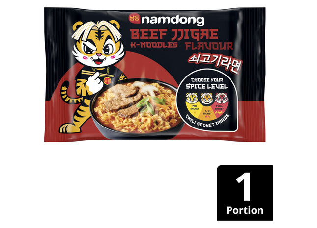 Namdong Beef jjigae k-noodles flavour