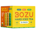 Bozu Hard iced tea peach mango green 12-pack