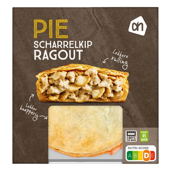Pie scharrelkip ragout