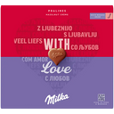 Milka Pralinen mit Haselnusscreme und Liebe gemacht
