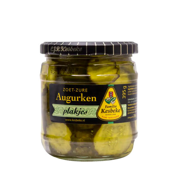 Kesbeke Sweet and Sour Gherkin Slices