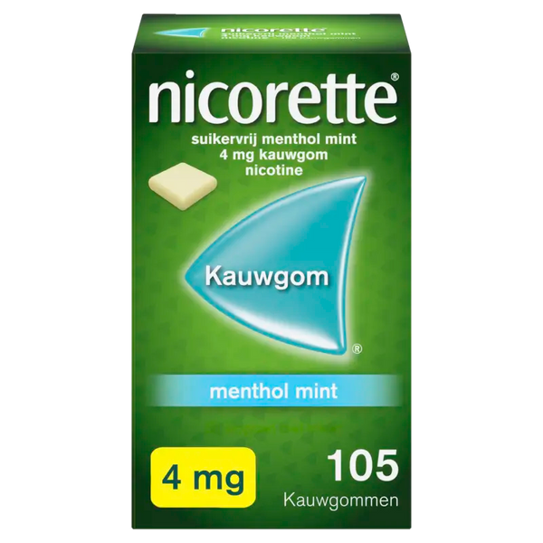 Nicorette Menthol-Mint Kaugummi 4mg Nikotin
