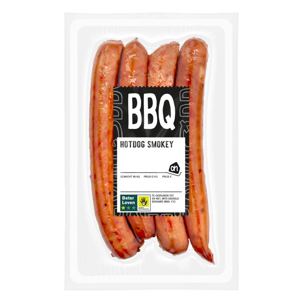 BBQ smoky hot dog