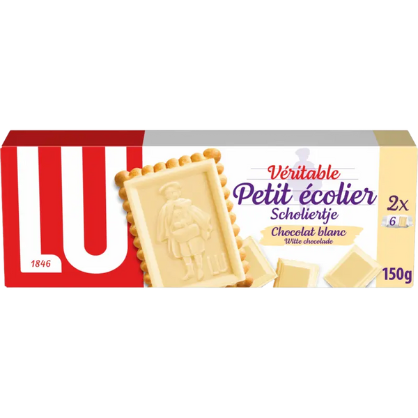 LU Scholiertje witte chocolade
