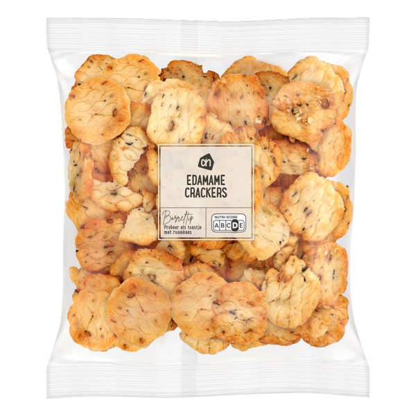Green soybean crackers