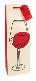 Hoomark Wein-Geschenktüte Blätter