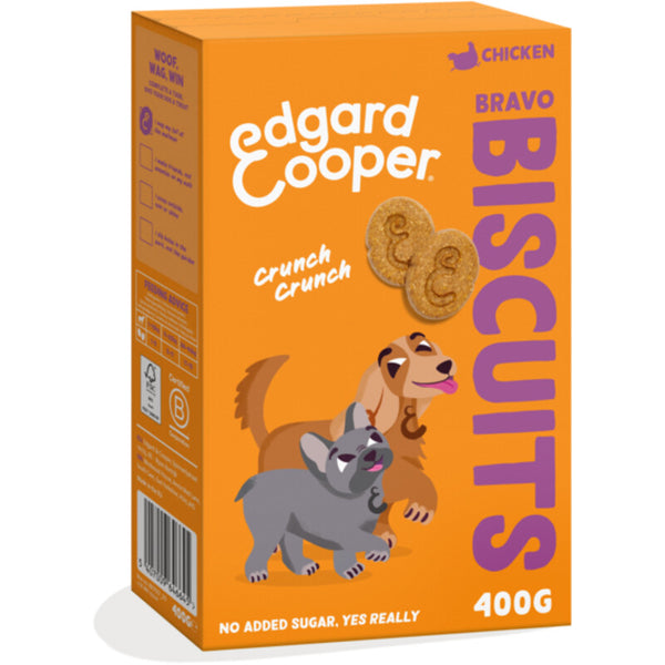 Edgard & Cooper Bravo chicken dog biscuits
