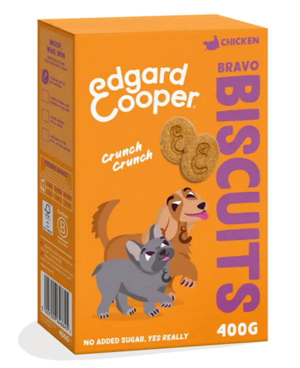 Edgard & Cooper Bravo chicken dog biscuits