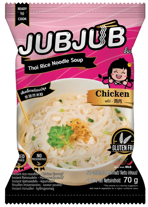 JubJub Instant-Reisnudeln Huhn glutenfrei