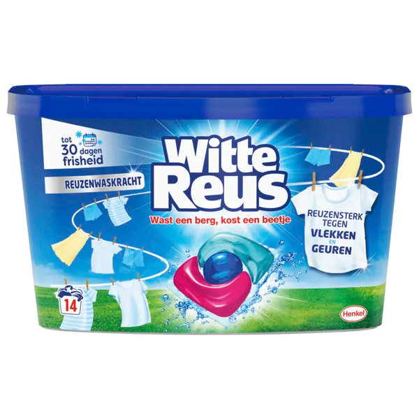 Witte Reus White 3+1 Kraft Waschmittelkapseln weiß