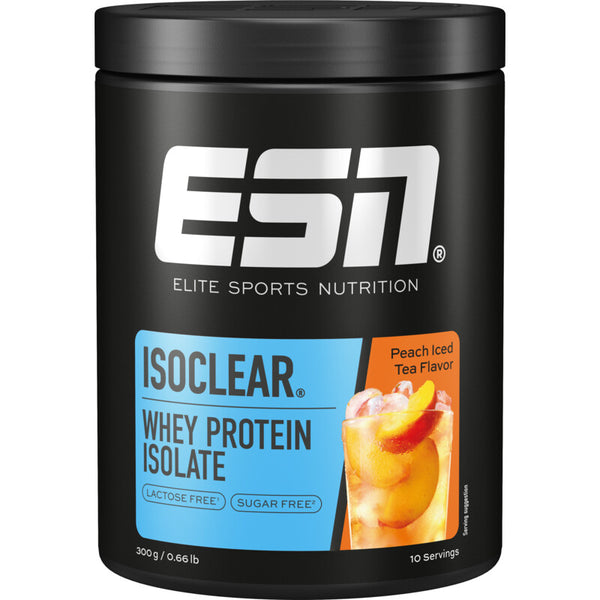 ESN Isoclear whey protein peach iced tea