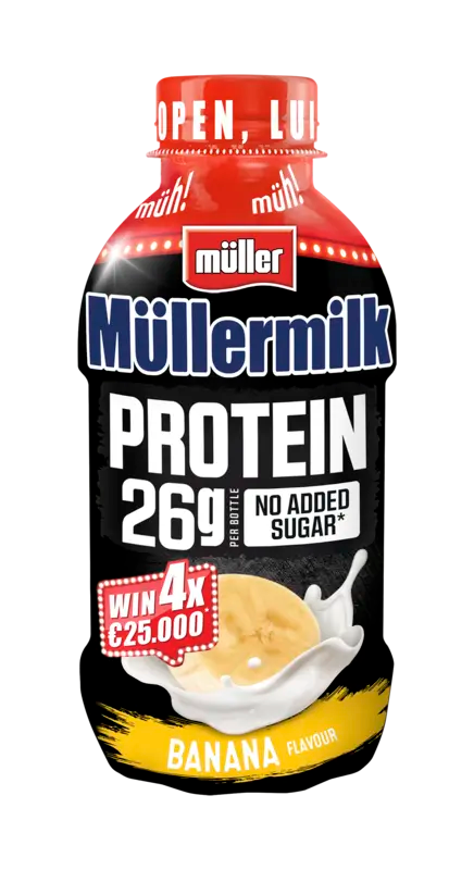 Müller Müllermilk protein banaan