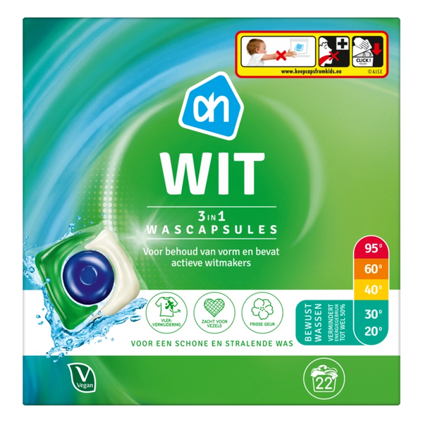 Wascapsules 3-in-1 wit