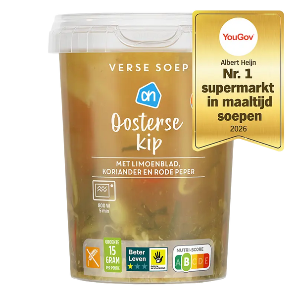 Verse soep Oosterse kip