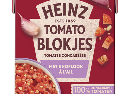 Heinz Tomaten blokjes met knoflook