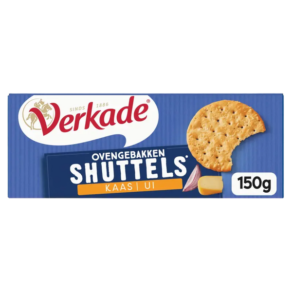 Verkade Oven-Baked Shuttles Cheese & Onion