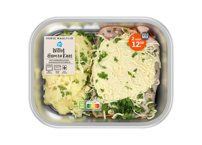 Verse maaltijd witlof ham kaas