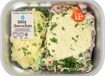 Verse maaltijd witlof ham kaas