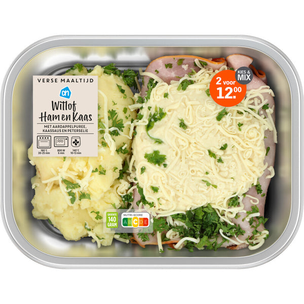 Verse maaltijd witlof ham kaas