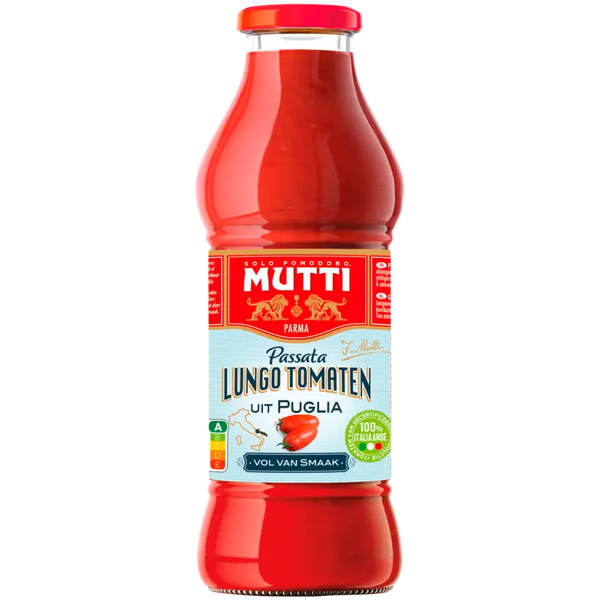 Mutti Passata aus langen Tomaten aus Apulien