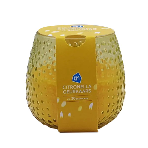 Citronella scented candle