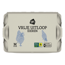 White free-range eggs M