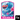 Glorix Pink Magnolie blau Wasser WC-Steine