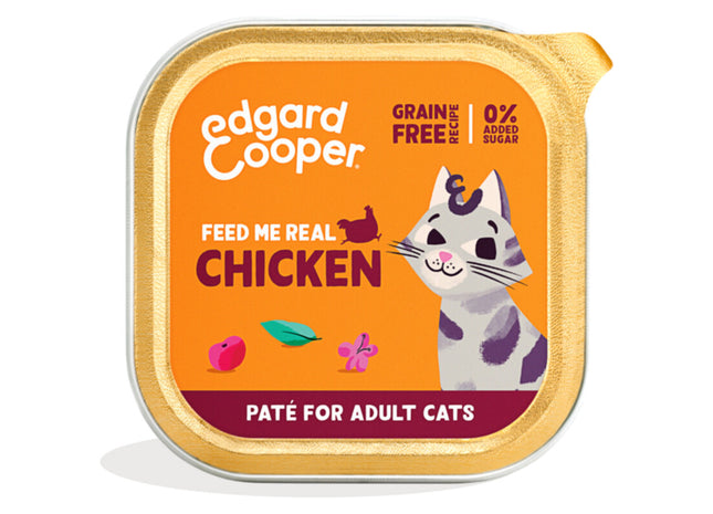 Edgard & Cooper Paté kip voor volwassen kat