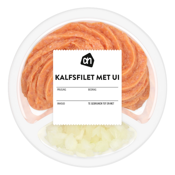 Veal fillet with onions