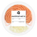 Veal fillet with onions